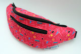 Cute Fanny Pack by Fanny Factory with Dark Pink Coloring and Punchy Design