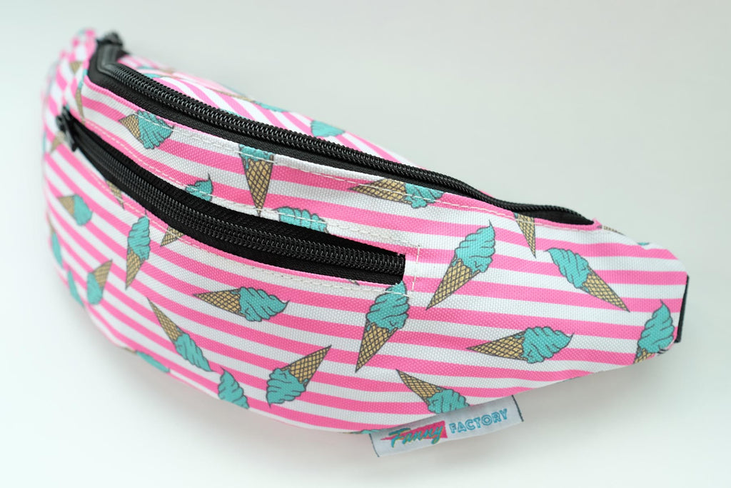 Pink and Blue Ice Cream Fanny Pack by Fanny Factory