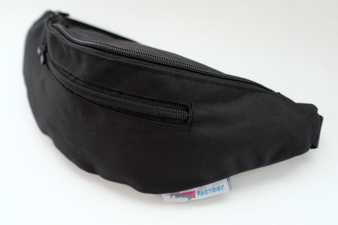 Black Fanny Pack by Fanny Factory